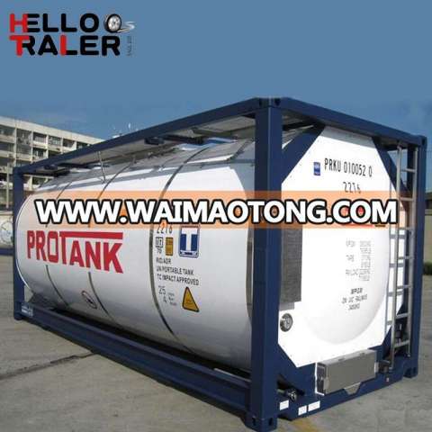 20ft ammonia oil fuel iso container tank for sale